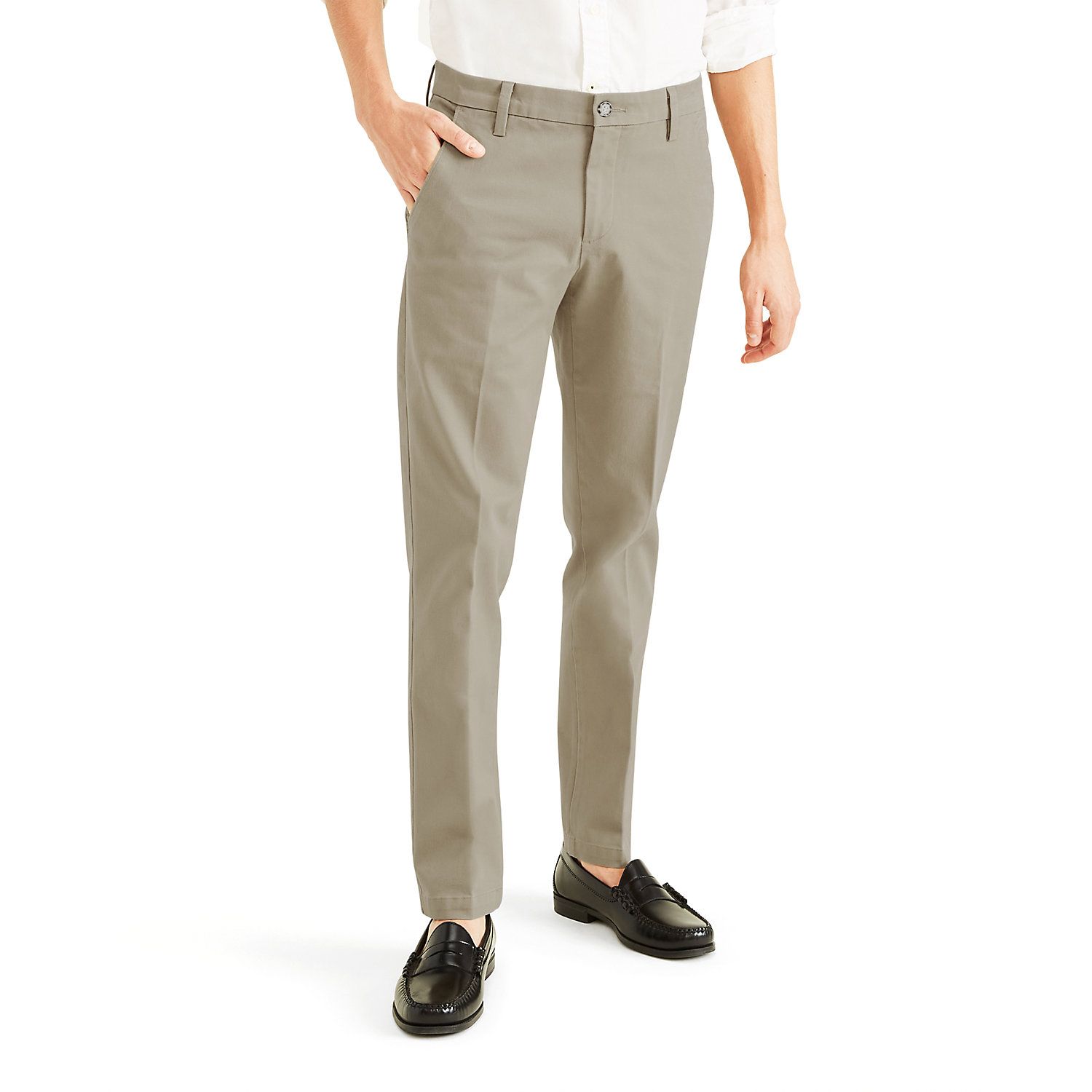 workday khaki slim tapered fit