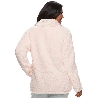 Juniors' Plus Size SO® Perfectly Soft Sherpa Sweatshirt