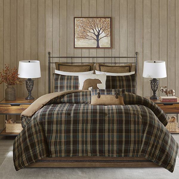 Woolrich Hadley Plaid Comforter Set and Bedskirt