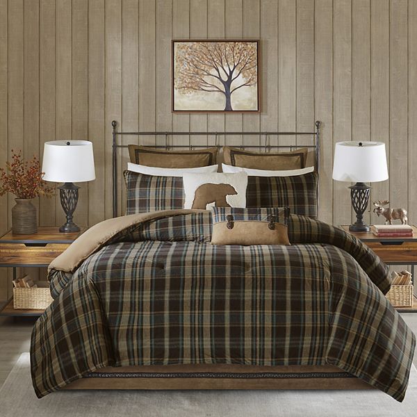Woolrich Hadley Plaid Comforter Set, Woolrich King Size Bedding