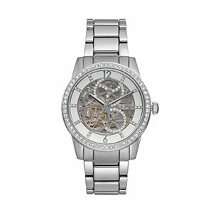 Relic Women's Amelia Crystal Automatic Skeleton Watch
