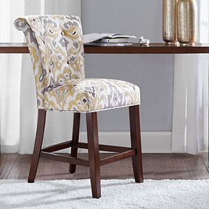 Madison Park Ellison Upholstered Counter Stool