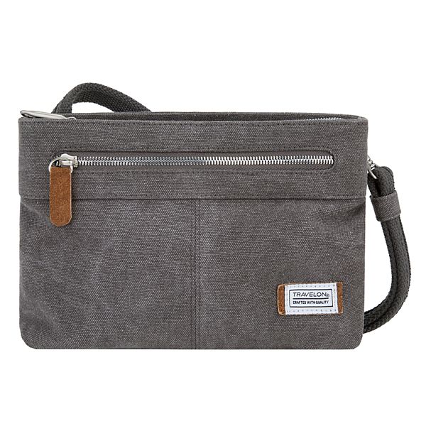 crossbody bag for travel site whowhatwear.com KAIERWOKE Handbags Women with Anti theft Casual Multi Pocket Shoulder Nylon Purse (SMALL-BLACK): Handbags: Amazon.com resistant body panels and a slash Who What Wear Crossbody Bags