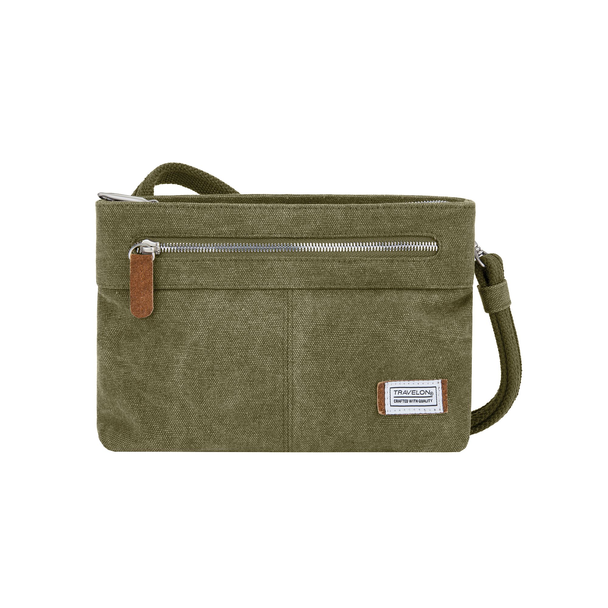 Travelon Anti-Theft Heritage Crossbody Bag, Green