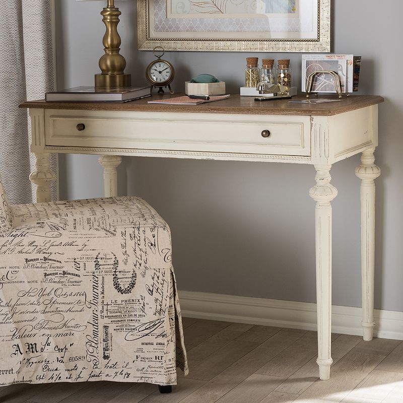 28833786 Baxton Studio Marquetterie French Country Desk, Lt sku 28833786