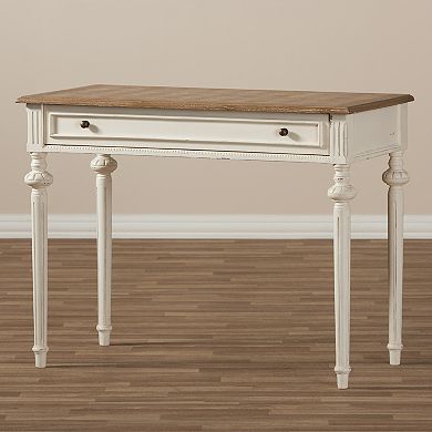 Baxton Studio Marquetterie French Country Desk