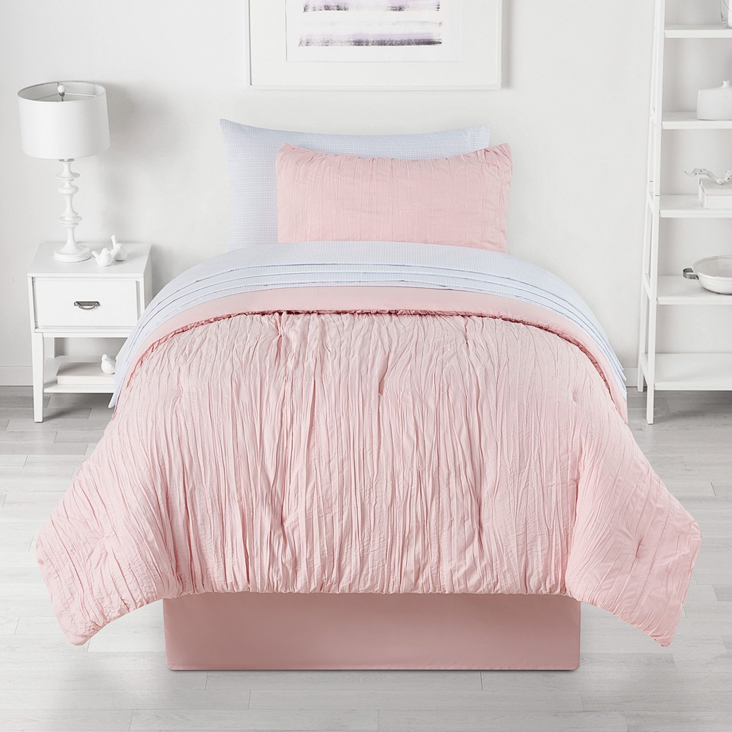 pink comforter baby