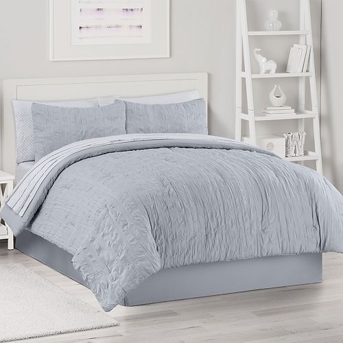 The Big One Crinkle Comforter Set With Sheets