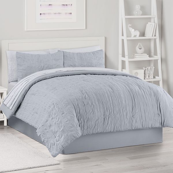 The Big One Crinkle 8 Piece Comforter, Kohls Bed Sets Queen