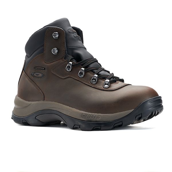 Hi-Tec Venture Waterproof 54248 Mens Brown Leather Lace Up Hiking Boots 