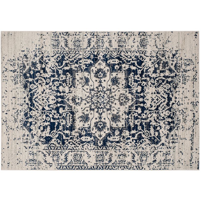 Safavieh Madison Medallion Star Framed Rug, Multicolor, 6.5X9 Ft