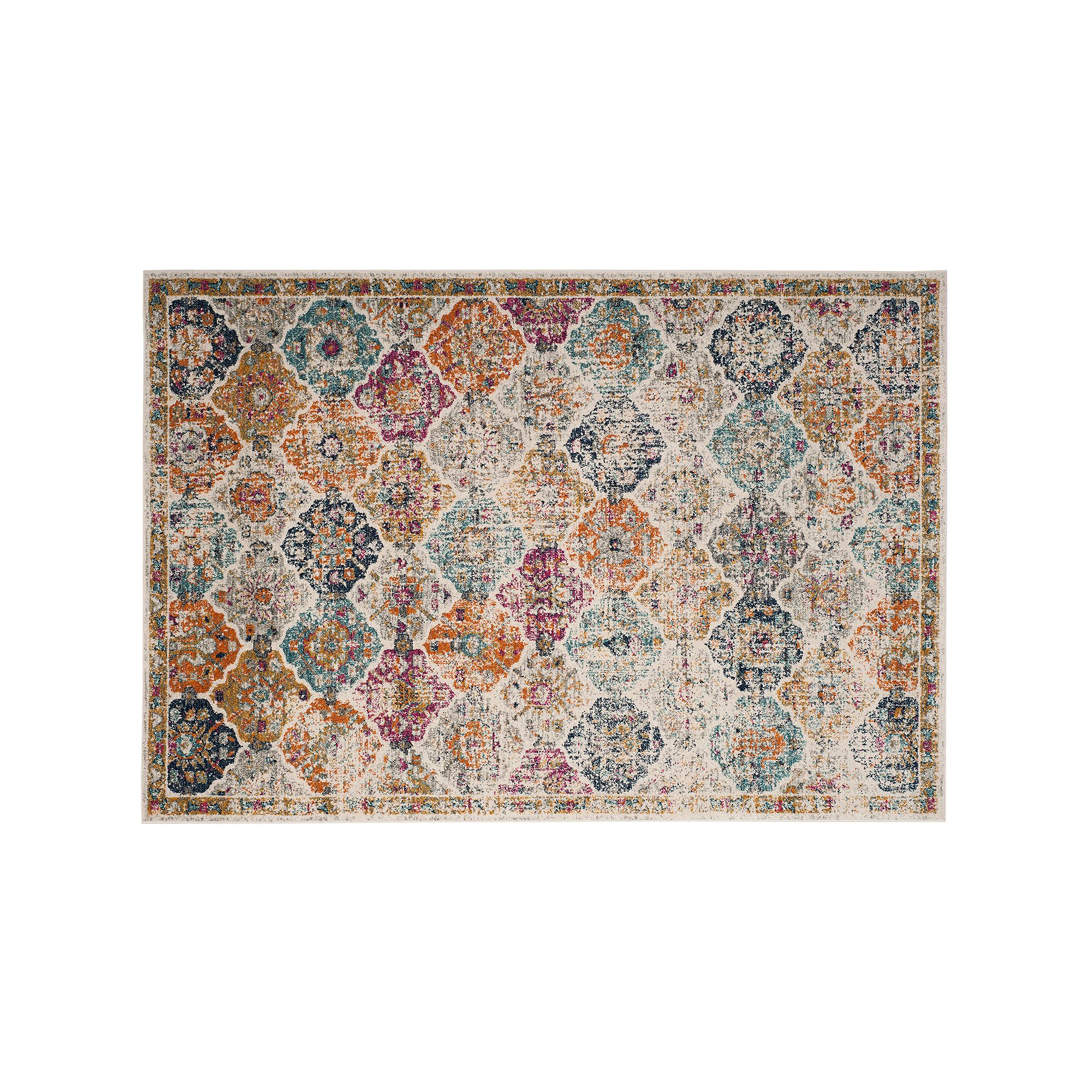 Safavieh Madison Panel Kirman Medallion Rug, Ivory Team
