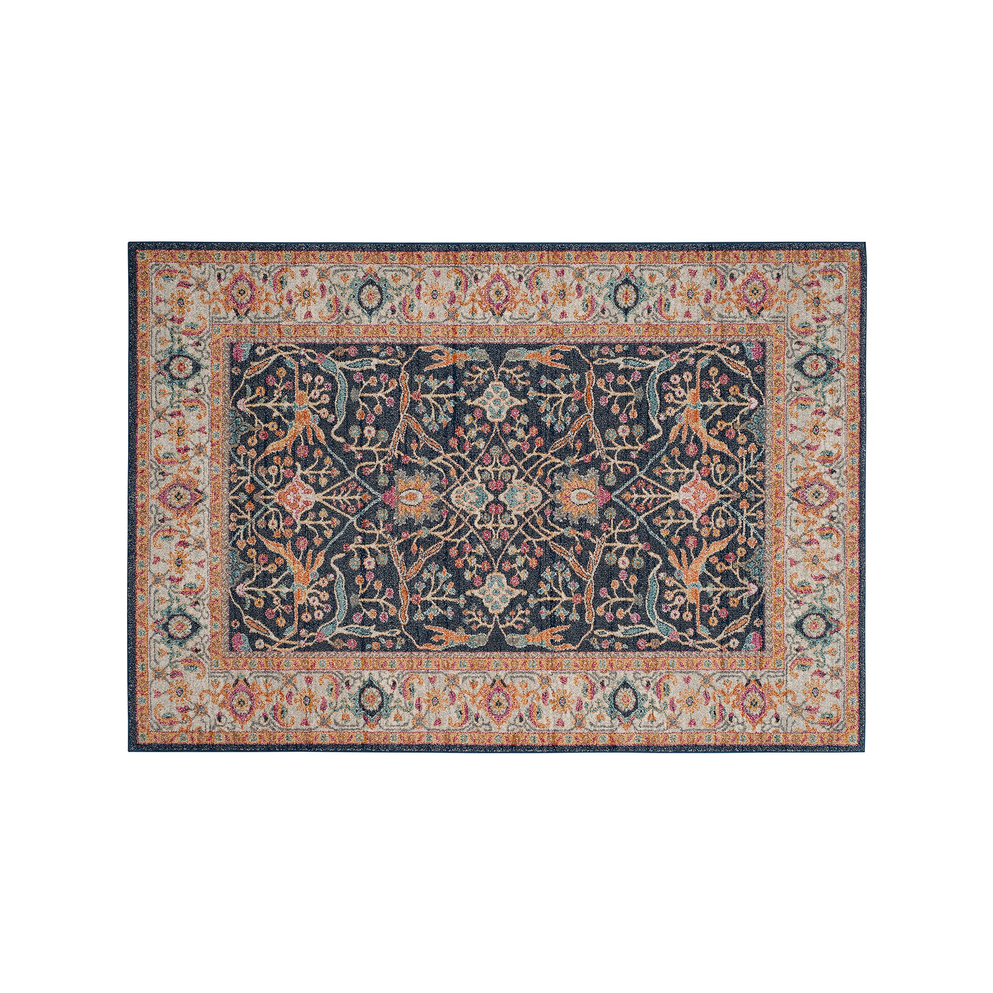 Safavieh Madison Heriz Framed Floral Rug, Blue Creme