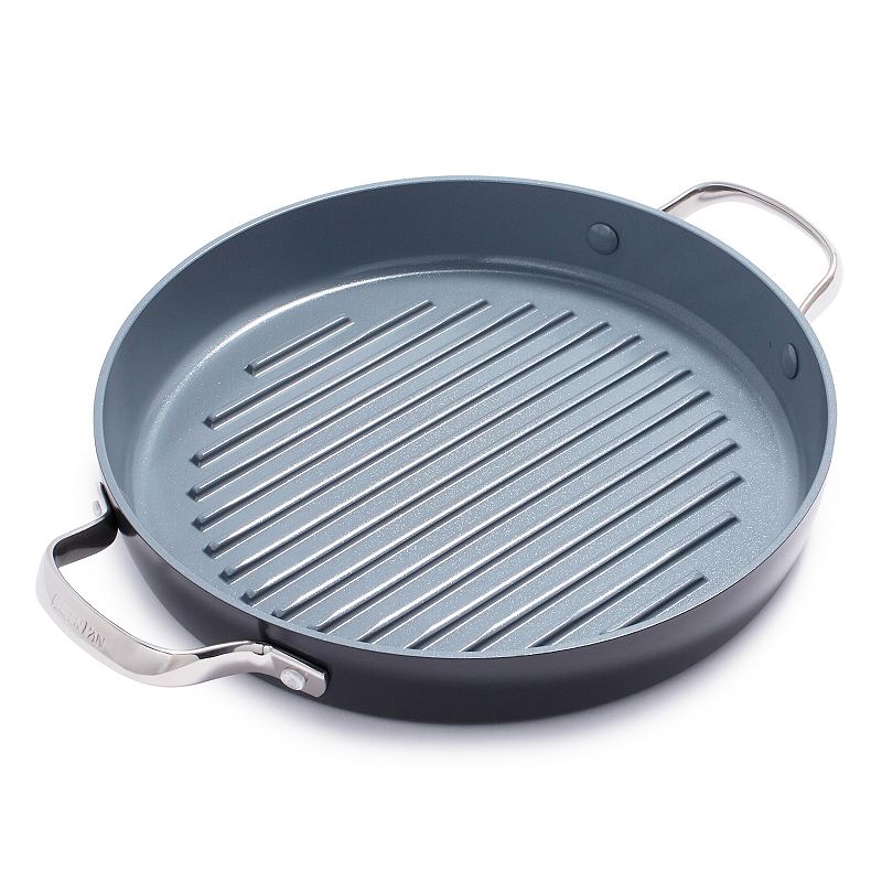 GreenPan Valencia Pro 11" Ceramic Non-Stick Round Grill Pan