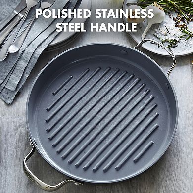 GreenPan Valencia Pro 11-in. Ceramic Nonstick Grill Pan