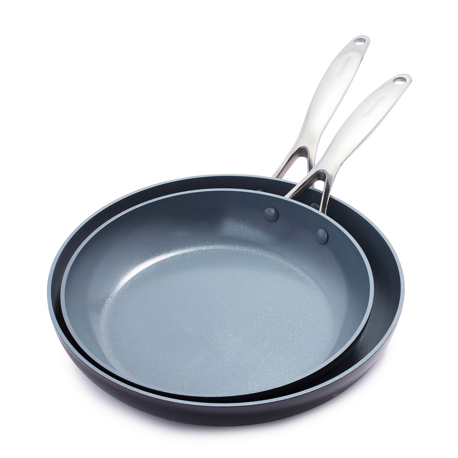 Circulon A1 Series With Scratchdefense Technology 2pc 8.5 And 10 Nonstick  Induction Frying Pan Set - Graphite : Target