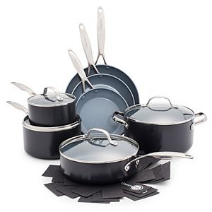 GreenPan Valencia Pro  11-pc. Ceramic Nonstick Cookware Set