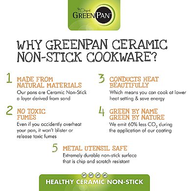 GreenPan Padova 2-pc. Ceramic Nonstick Frypan Set