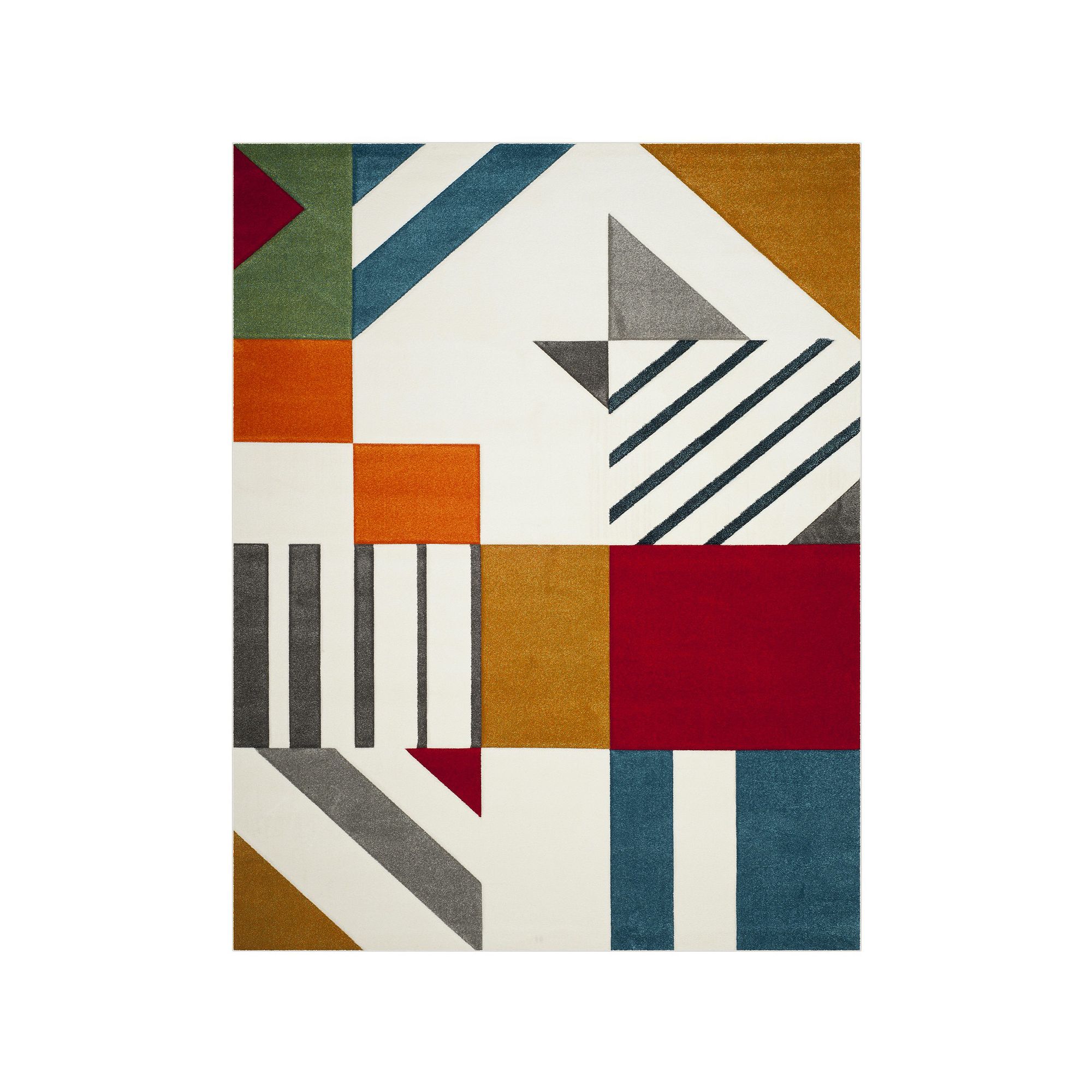 Safavieh Hollywood Gable Geometric Rug, Ivory Peacock Blue