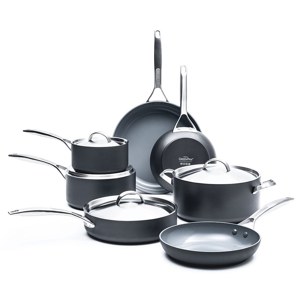 GreenPan Paris Pro 11-pc. Ceramic Nonstick Cookware Set