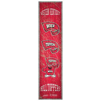 Western Kentucky Hilltoppers Heritage Banner Wall Art