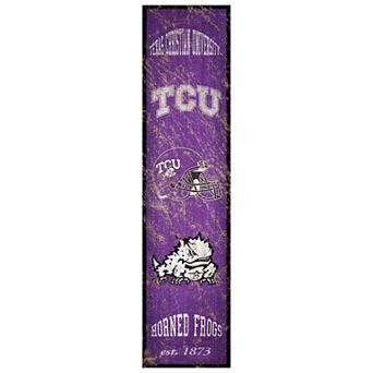 TCU Horned Frogs Heritage Banner Wall Art