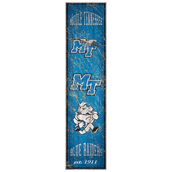 Middle Tennessee Blue Raiders Heritage Banner Wall Art