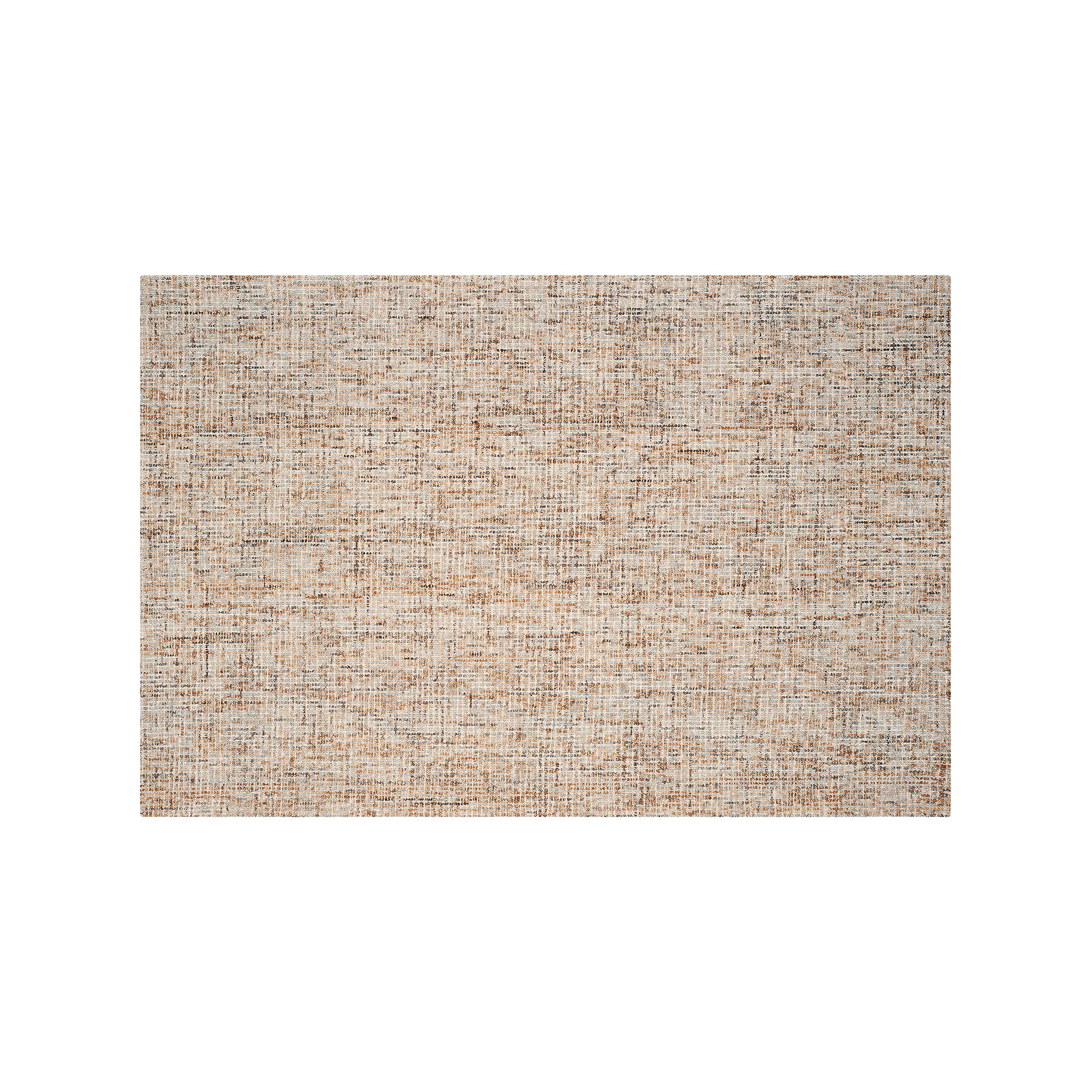 Safavieh Abstract Dimensional Striped Wool Rug, Beige Rust