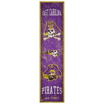East Carolina Pirates Heritage Banner Wall Art