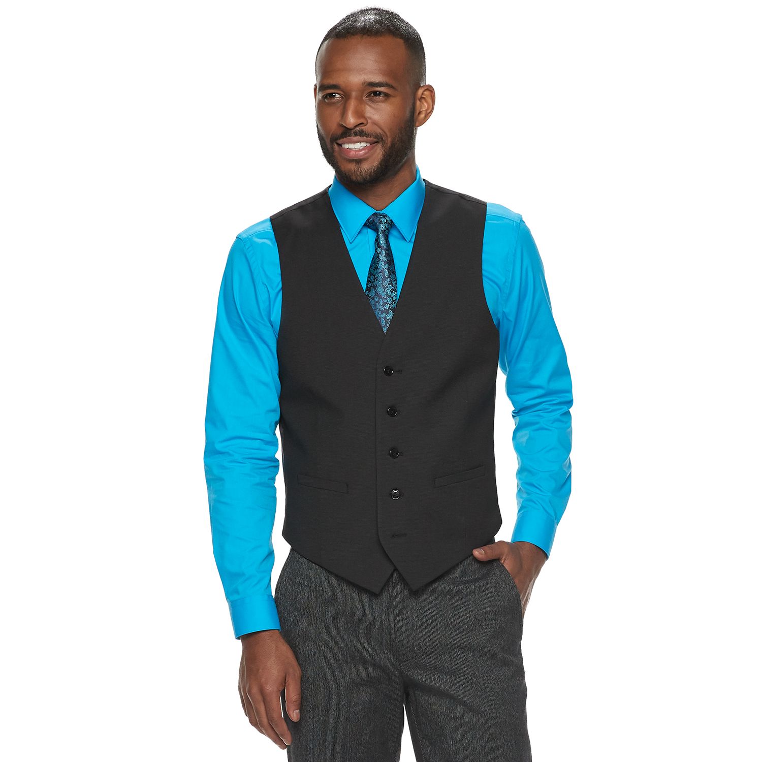 slim fit vest