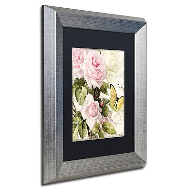 Trademark Fine Art Flora Bella Silver Finish Framed Wall Art