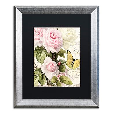 Trademark Fine Art Flora Bella Silver Finish Framed Wall Art