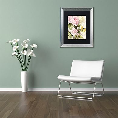 Trademark Fine Art Flora Bella Silver Finish Framed Wall Art