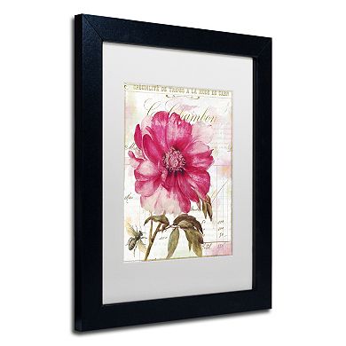 Trademark Fine Art Lepink With Bee Black Framed Wall Art