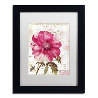 Trademark Fine Art Lepink With Bee Black Framed Wall Art