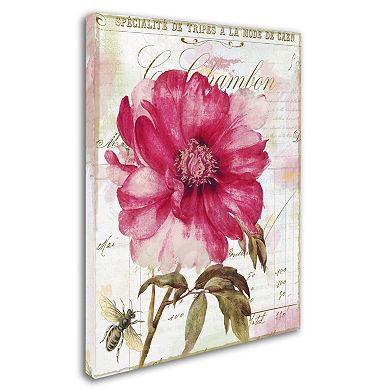 Trademark Fine Art Lepink With Bee Canvas Wall Art