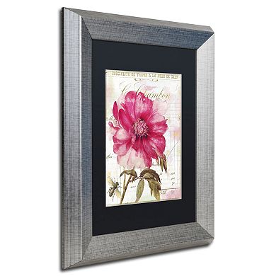 Trademark Fine Art Lepink With Bee Silver Finish Framed Wall Art