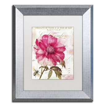 Trademark Fine Art Lepink With Bee Silver Finish Framed Wall Art
