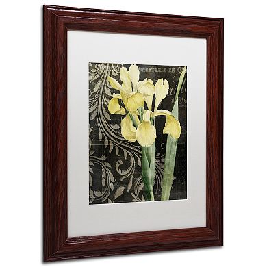 Trademark Fine Art Ode To Yellow Framed Wall Art