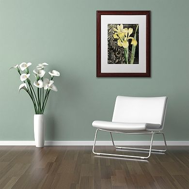 Trademark Fine Art Ode To Yellow Framed Wall Art