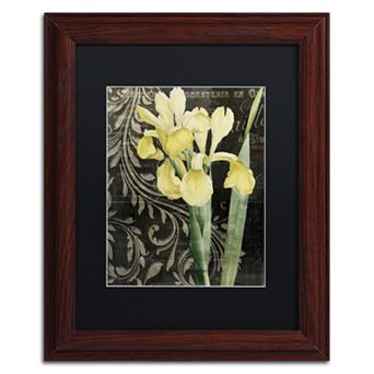 Trademark Fine Art Ode To Yellow Framed Wall Art