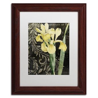Trademark Fine Art Ode To Yellow Framed Wall Art