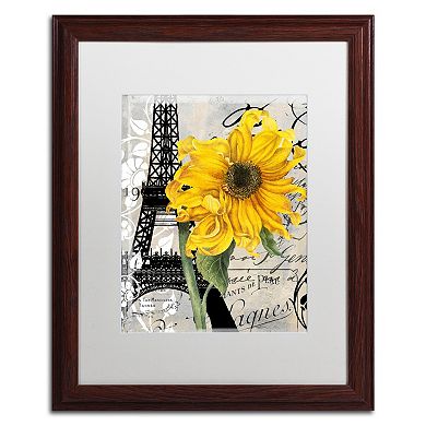 Trademark Fine Art Paris Blanc Framed Wall Art
