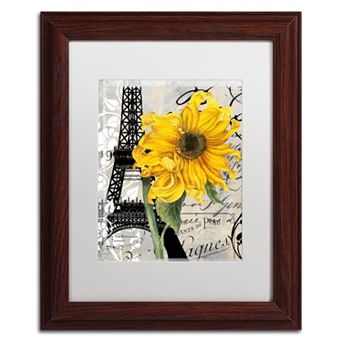 Trademark Fine Art Paris Blanc Framed Wall Art