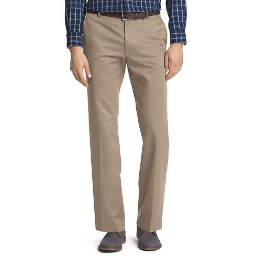 Men's IZOD American Chino StraightFit WrinkleFree FlatFront Pants
