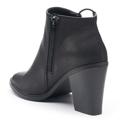 SO® Charge Women's Peep Toe Ankle Boots