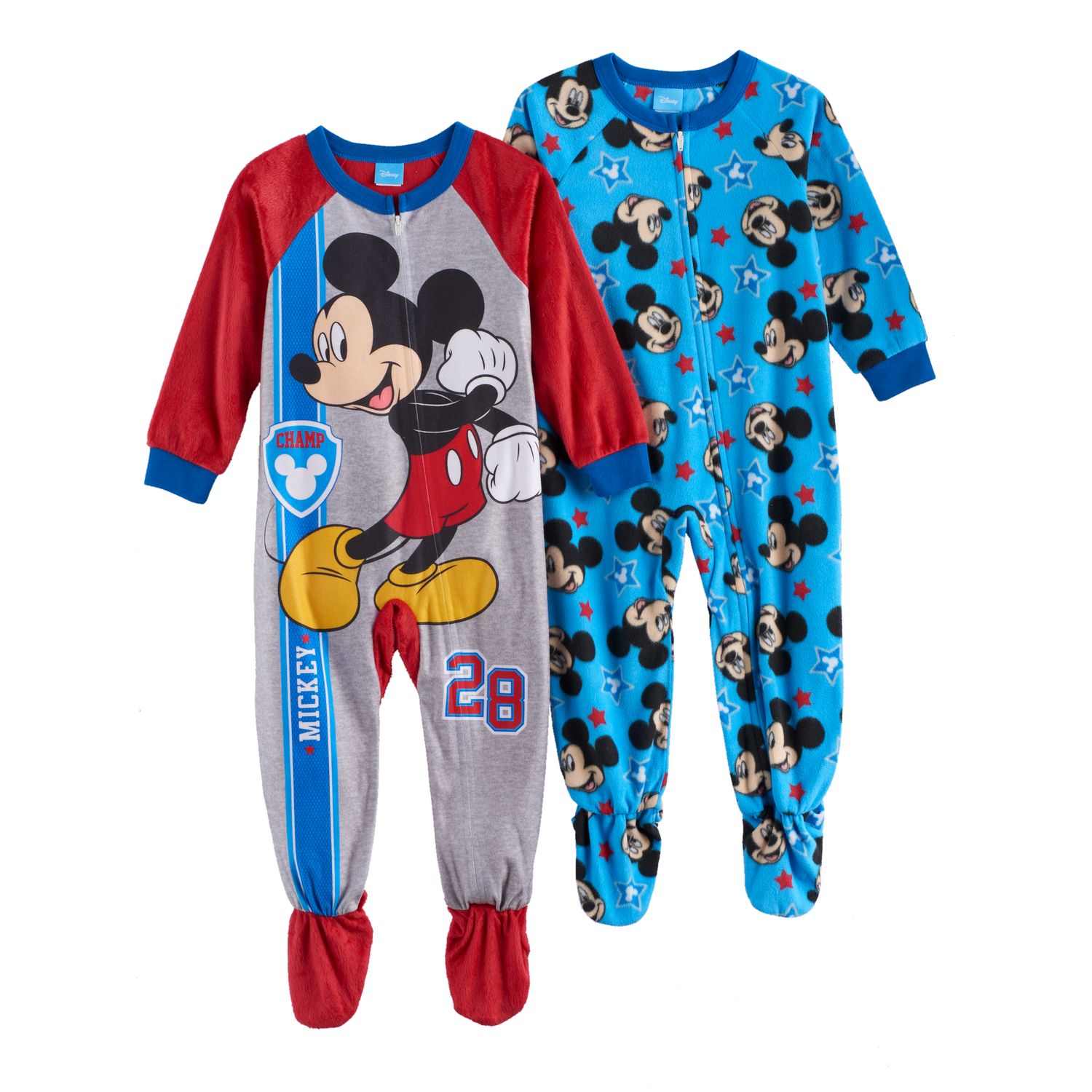 mickey mouse footie pajamas