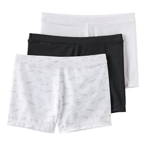 Girls 4-12 Maidenform 2-pack + 1 Bonus Playground Pals Bike Shorts