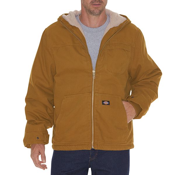 Sherpa lined hooded clearance parka