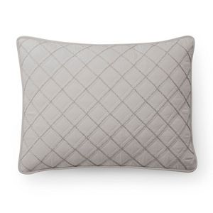 Chaps Round Bead Embroidered Quilted Throw Pillow